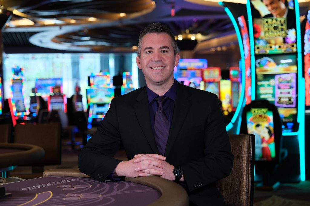 David Fagundes- executive casino host posing for a photo