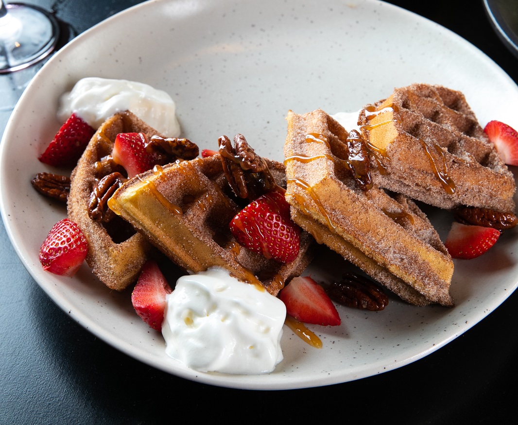 Churro Waffle Header