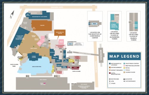 Sahara Property Map & Floor Plans - Las Vegas