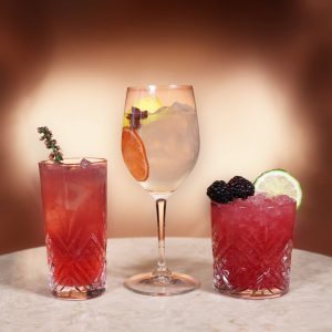 Trio of January specialty cocktails