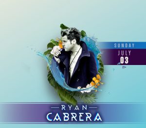 Ryan Cabrera visual promoting his 4th of July performance