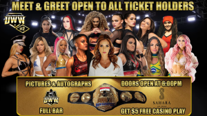 Meet & Greet copy and images for the Ultimate Women of Wrestling Event