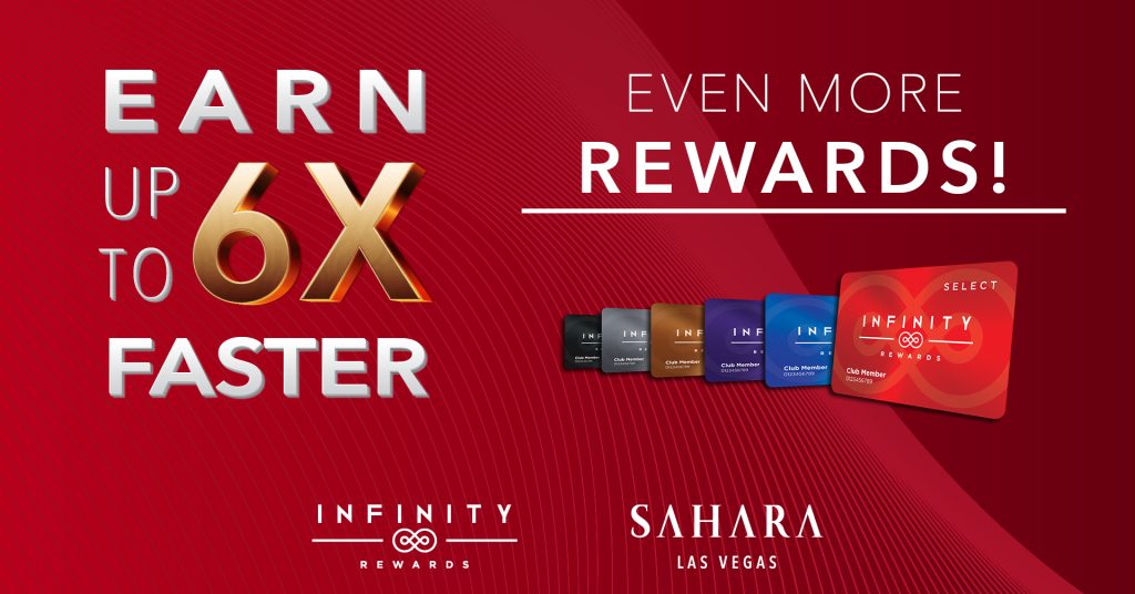 Infinity Rewards 6x Faster Rewards promotional creative