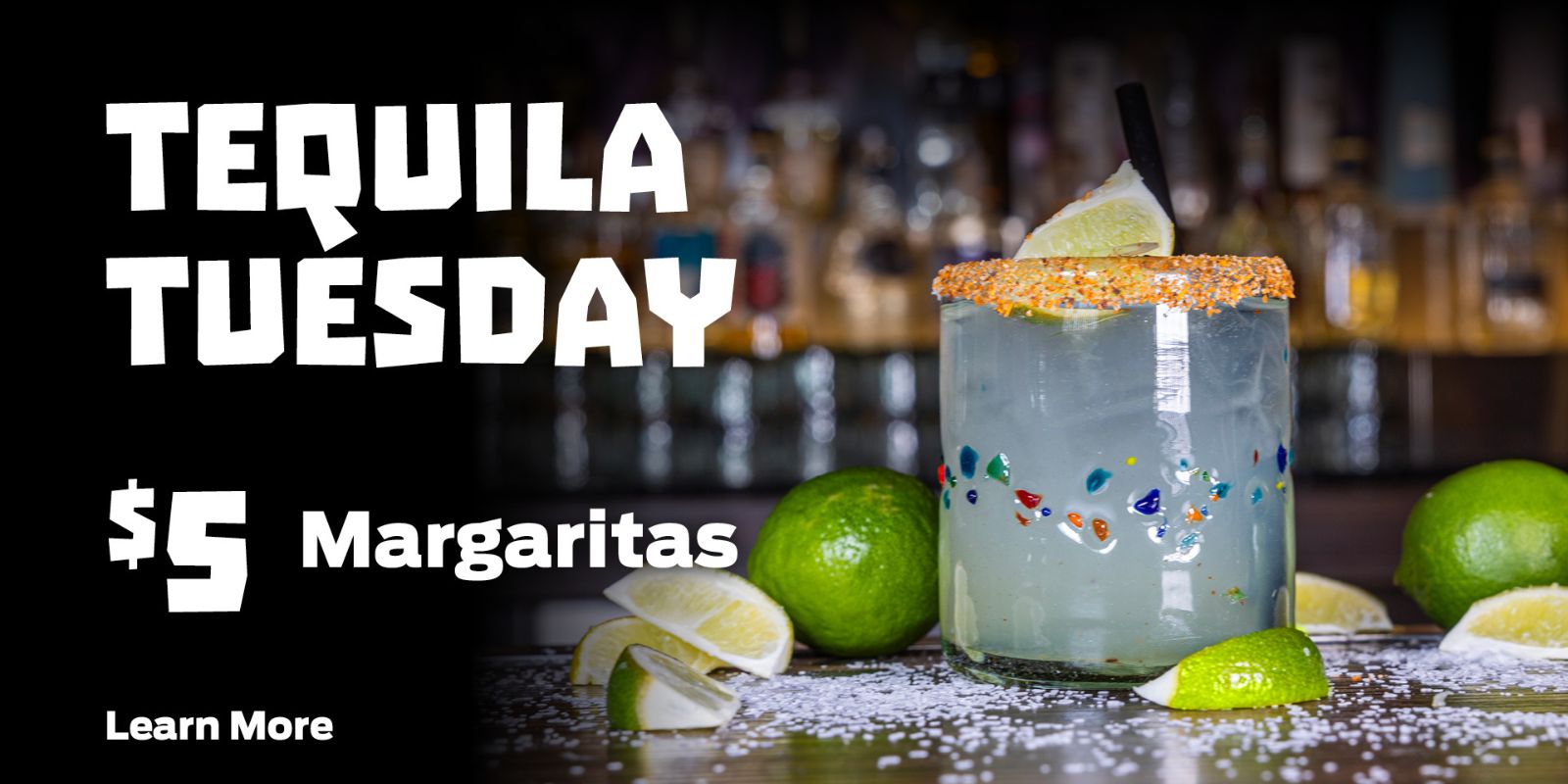 Tequila Tuesdays, $5 Margaritas all day at Uno Mas