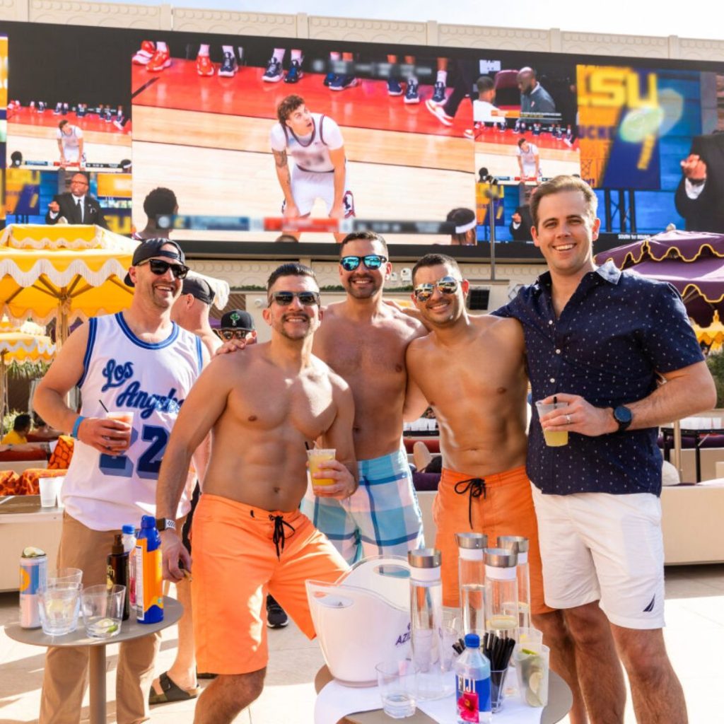 guys at AZILO watching sports