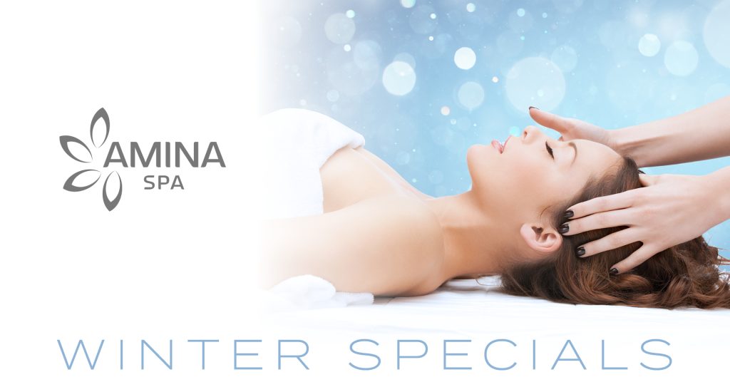 winter spa specials at AMINA Spa creative