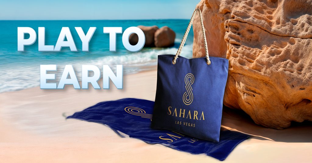 image of play to earn SAHARA towel and tote