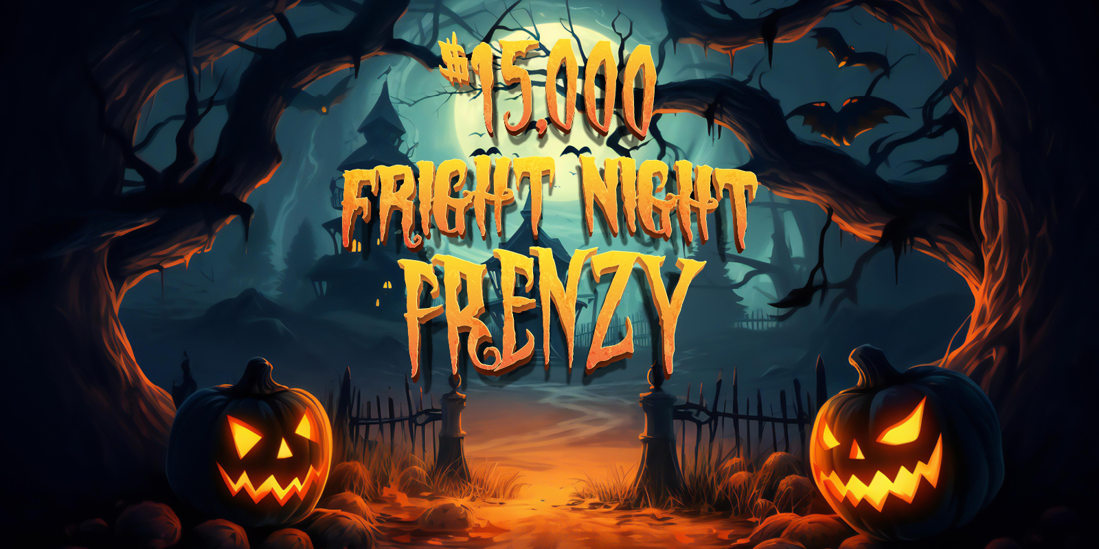 $15,000 fright night frenzy with a pumpkin and halloween theme