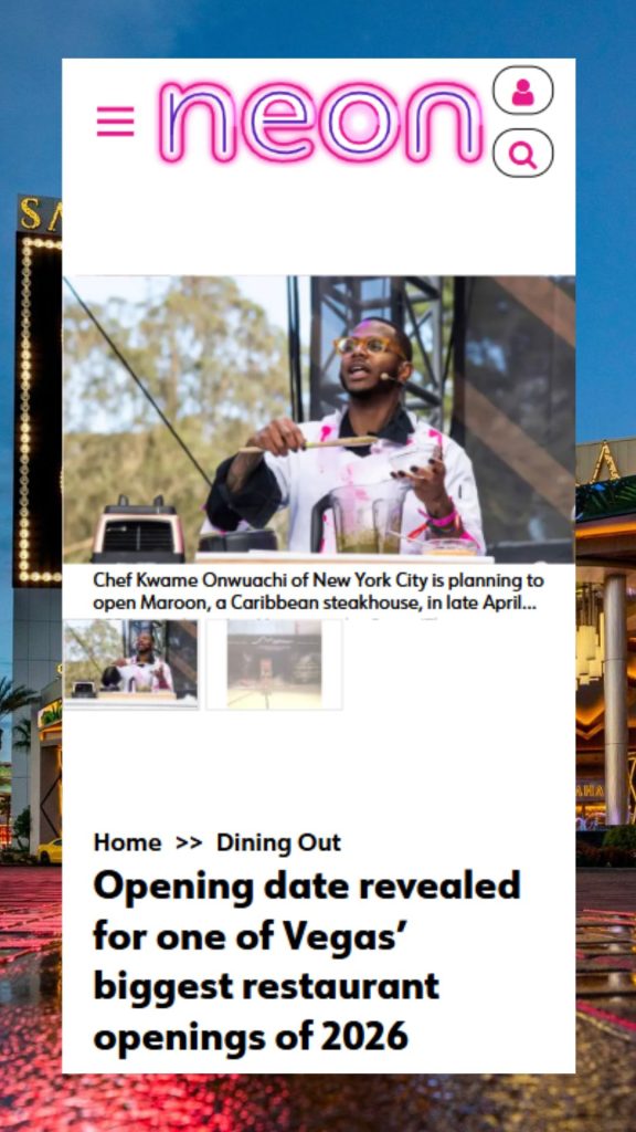 Maroon opening Neon article