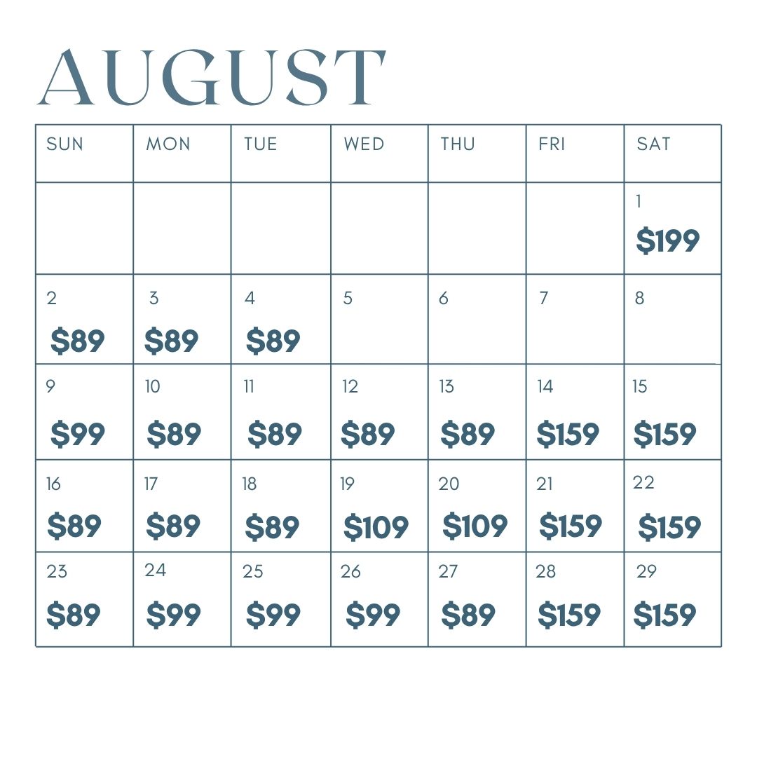 Calendar View August