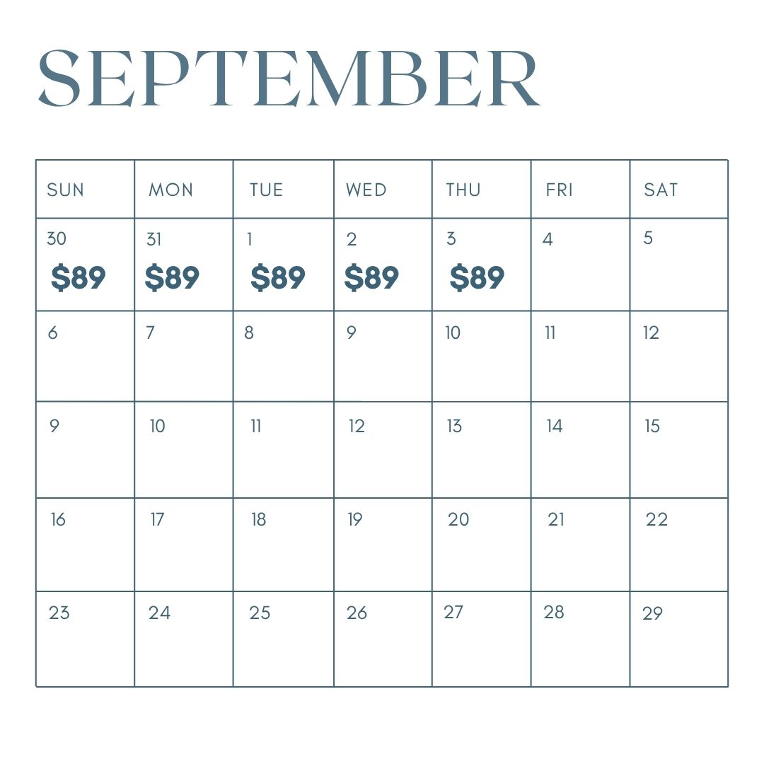 Calendar View September