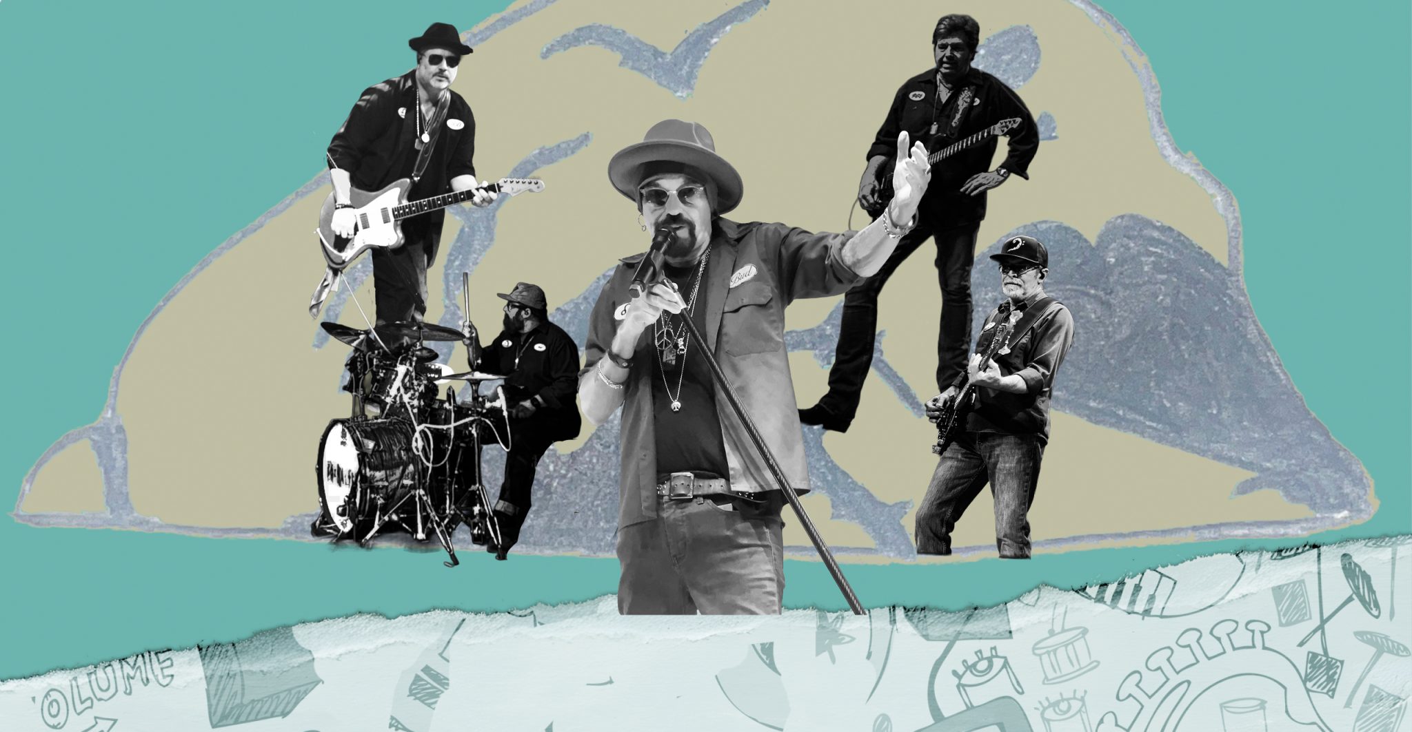 Billy Bob Thornton & The Boxmasters creative showing the band