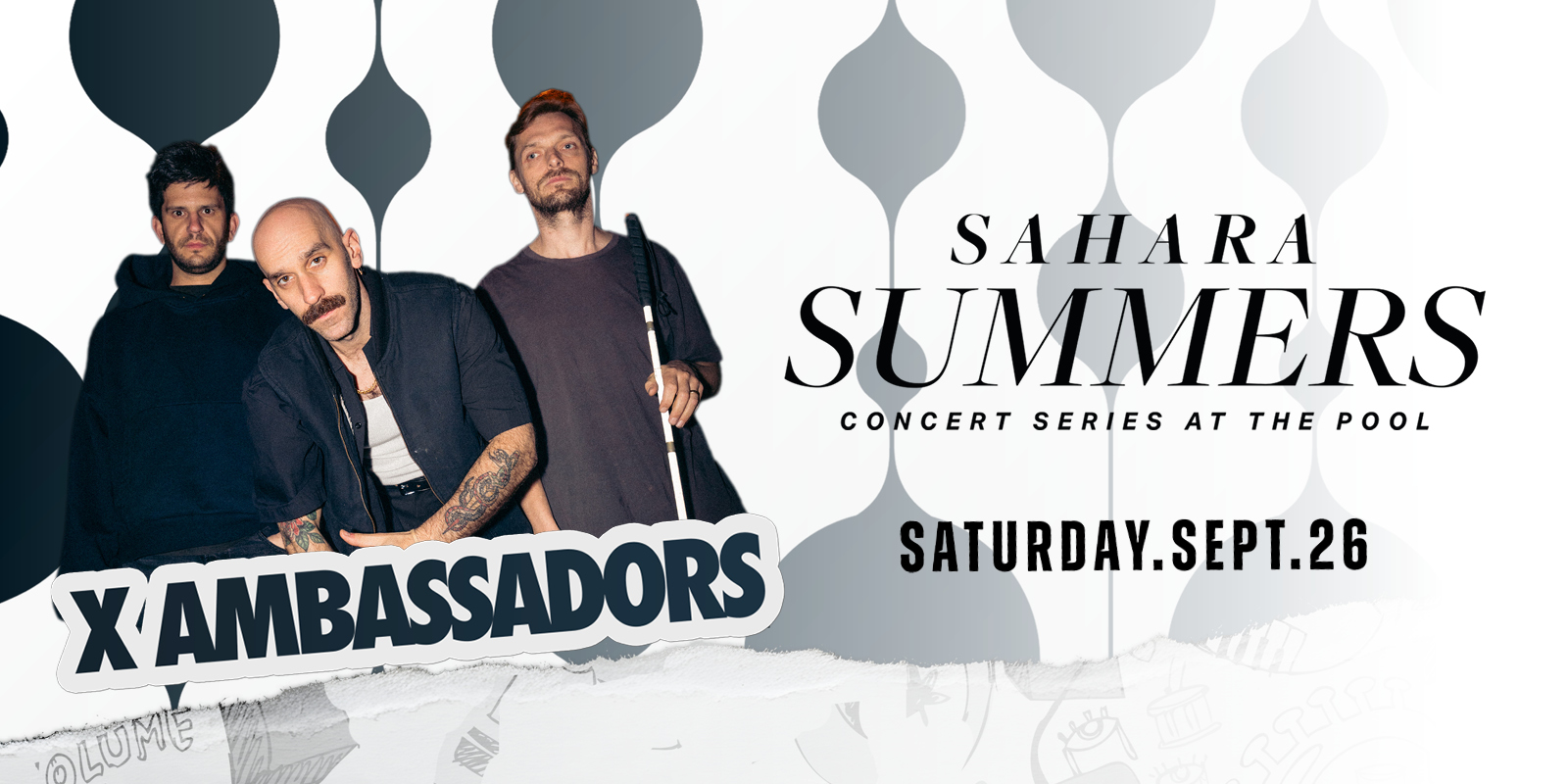 X Ambassadors creative showing the group