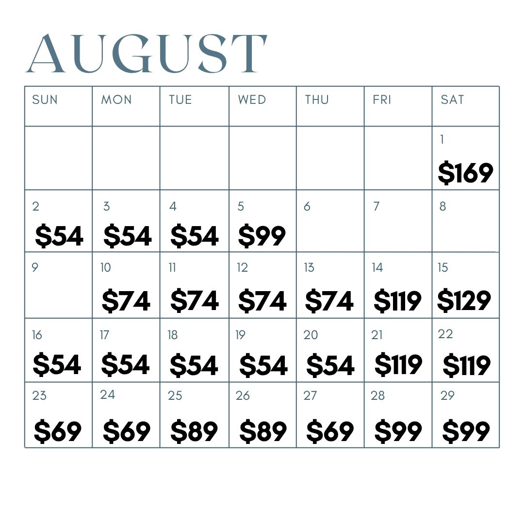 August Calendar