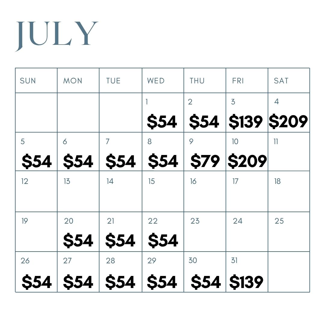 July Calendar