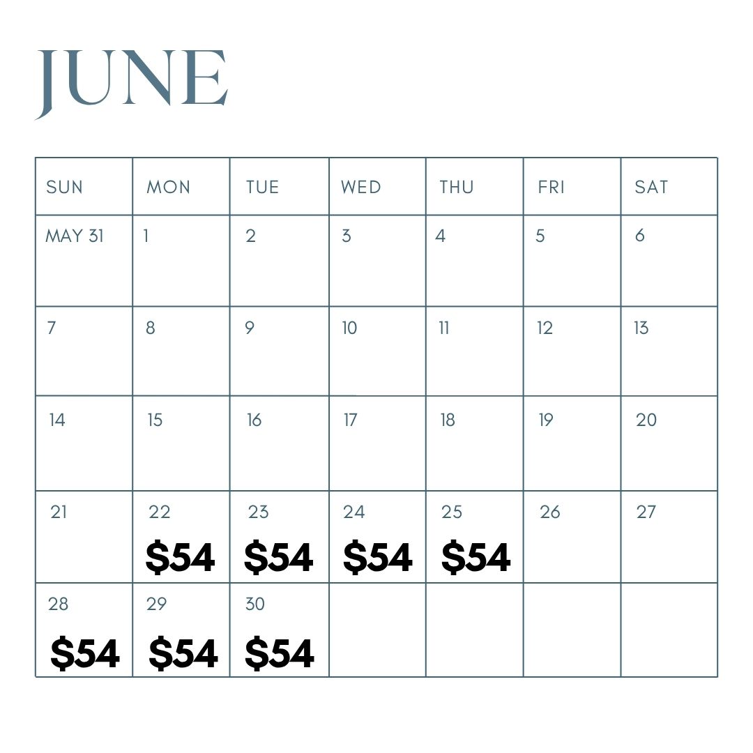 June Calendar
