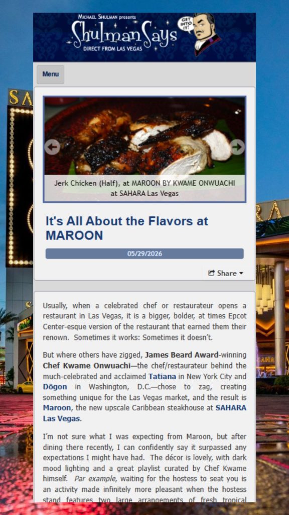 Shulman Says Maroon article
