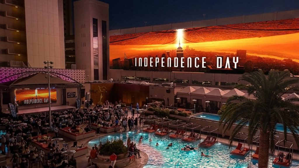 Independence Day creative at The Pool