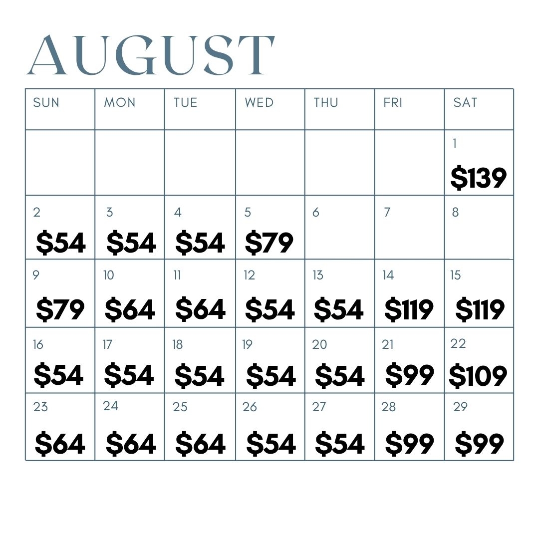 August Calendar