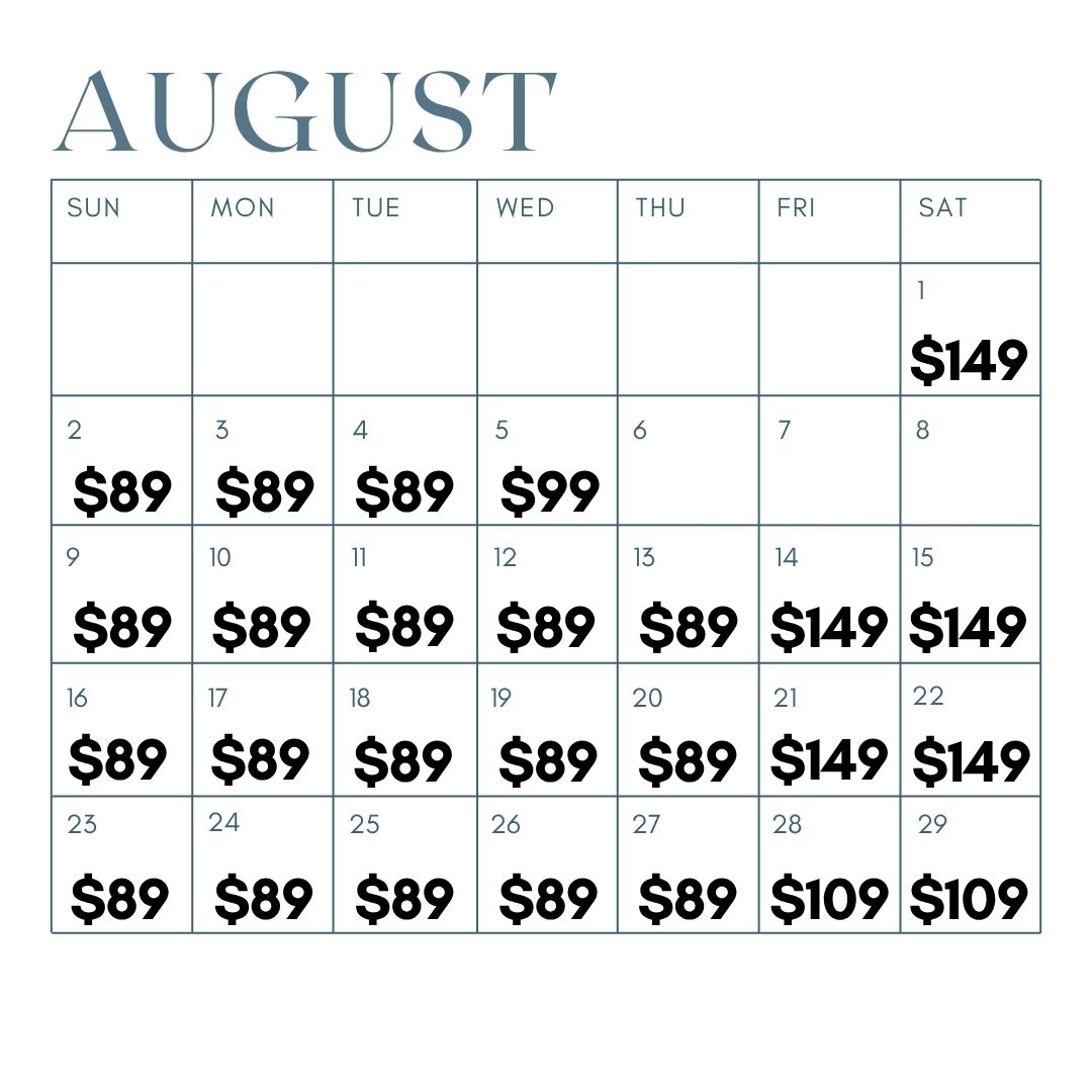 Calendar View Aug