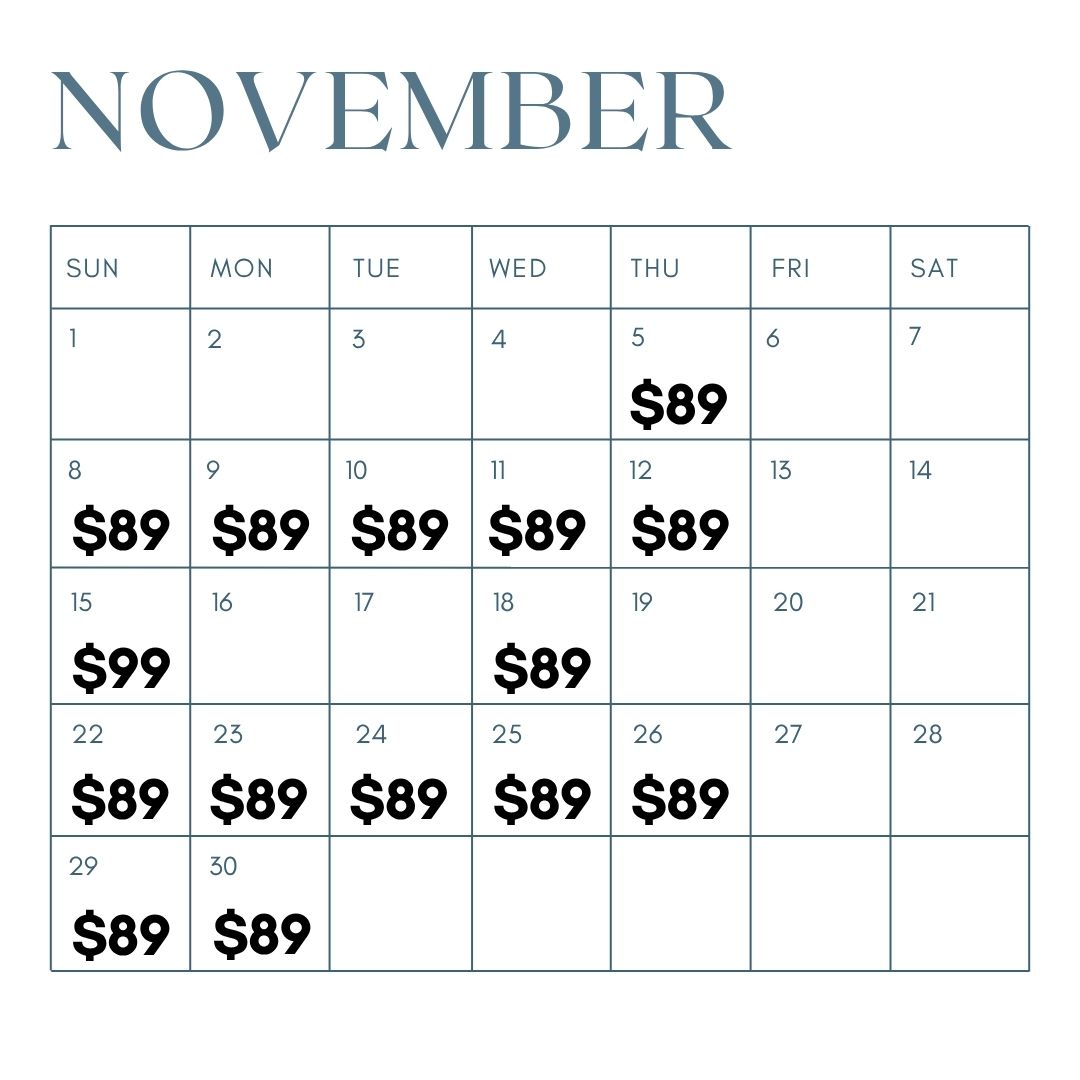 Calendar View November