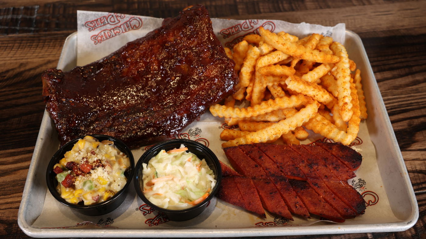barbecue ribs platter