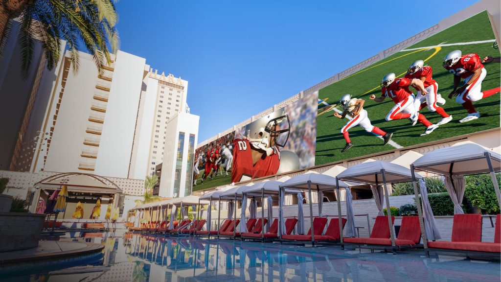 a football picture of the pool