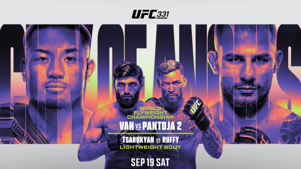 UFC 331 creative showing fighters